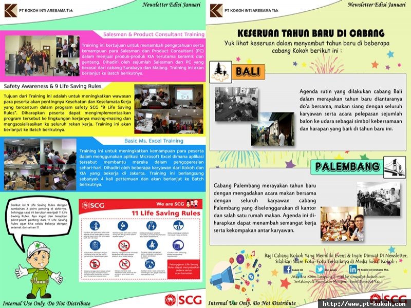 Newsletter Edisi Januari 2017