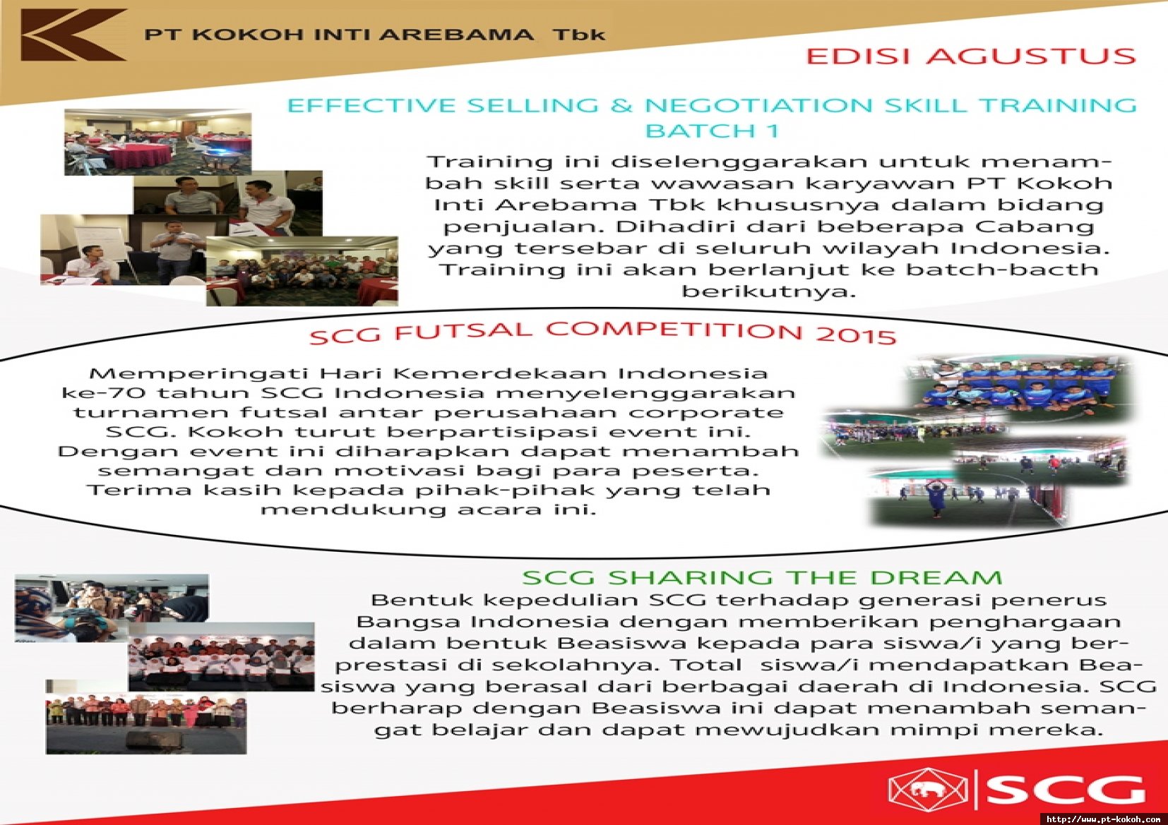 Newsletter Edisi Agustus 2015