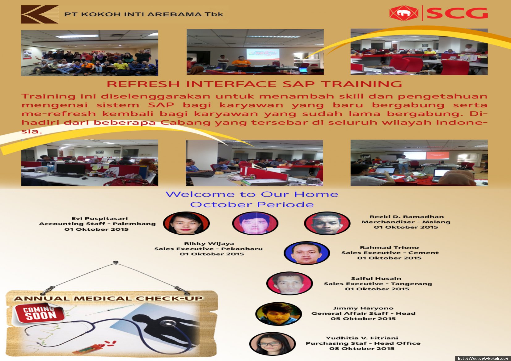 Newsletter Edisi Oktober 2015